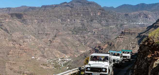 Tour durch die Berge von Gran Canaria bei der Jeep Safari