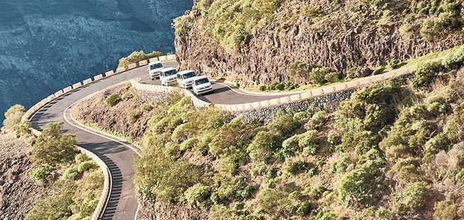 Carretera de Masca al Teide en monovolumen VIP Tour